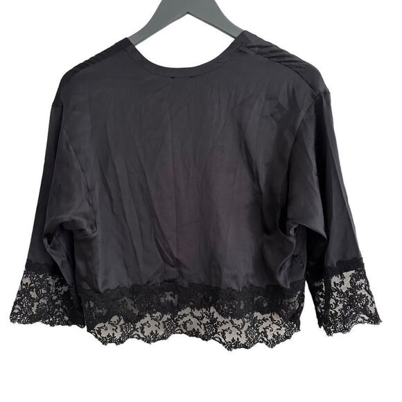 LaPerla Lace Trimmed Top - Picture 3 of 7